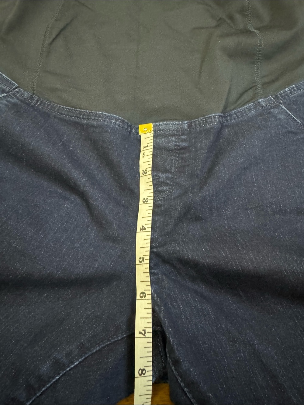 Isabel maternity by Ingrid Jeggings Size 10/30R Dark Wash Stretch Denim Like New - Picture 9 of 9